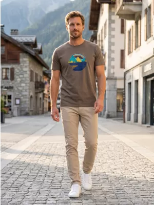 Herren-T-Shirt ALTISPORT ALM186129 DUNKLER SCHIEFER