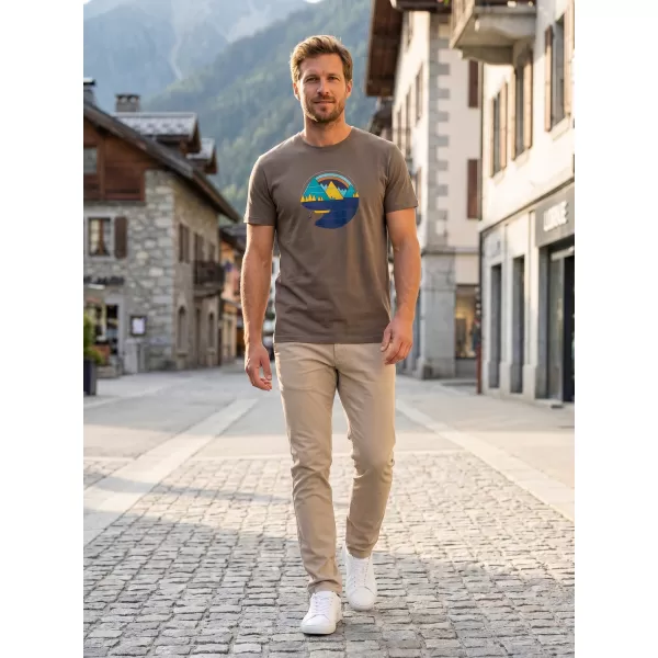  Herren-T-Shirt ALTISPORT ALM186129 DUNKLER SCHIEFER 