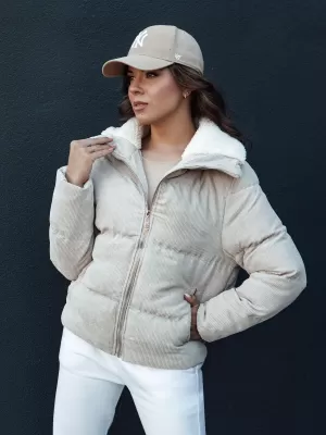 Frauenjacke DSTREET TRENDYGLAM TY4358 BEIGE