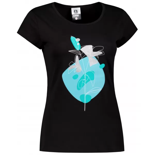  T -Shirt ALTISPORT ALW187122 SCHWARZ -BLUE 