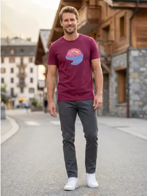Herren-T-Shirt ALTISPORT ALM186129 FUCHSIE