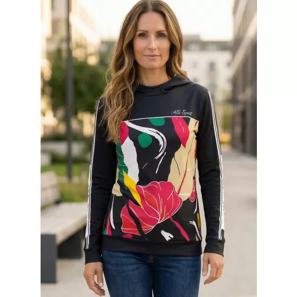  Funktionaler Sweatshirt -Prämie von Frauen ALTISPORT VOJ/ALW042MI01 SCHWARZ 