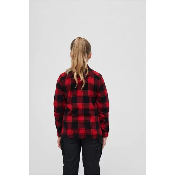  Hemd BRANDIT BD6016 ROT/SCHWARZ 