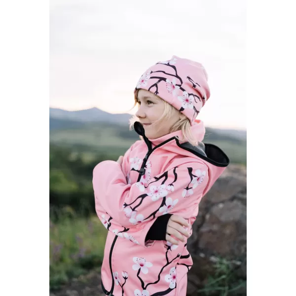  Fleece-Halstuch für Kinder WAMU SAKURY ROSA 