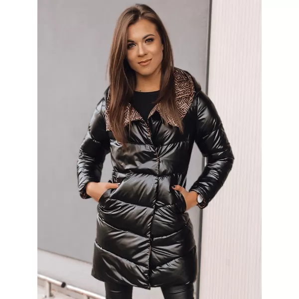  Damenjacke DSTREET DELSY LONG TY3481 SCHWARZ 