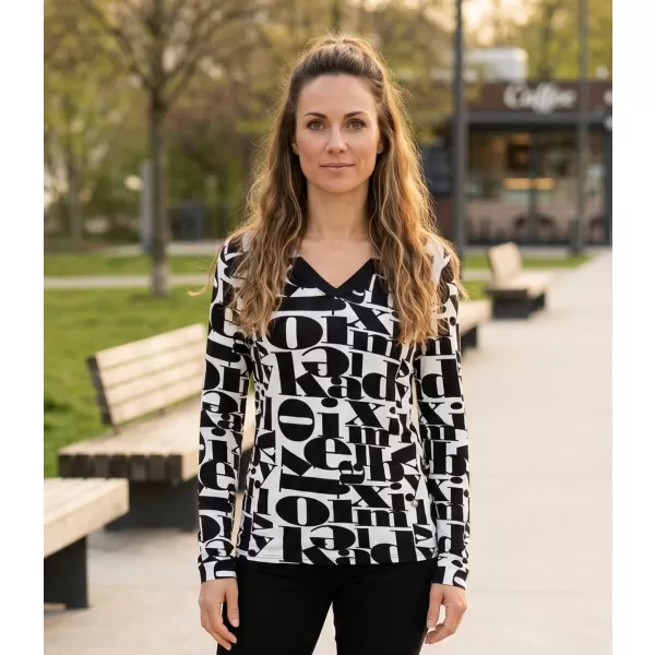  Damen-T-Shirt KIXMI TAFFY WEIß 