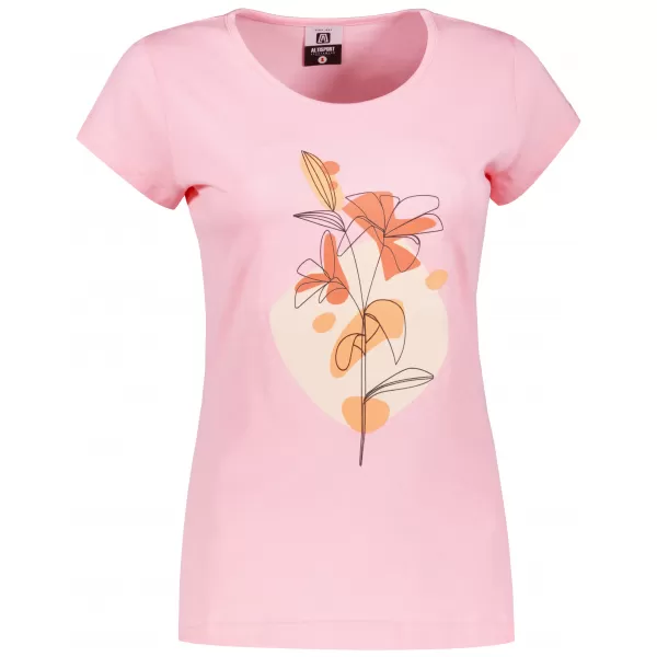  T -Shirt ALTISPORT ALW187122 ROSA 