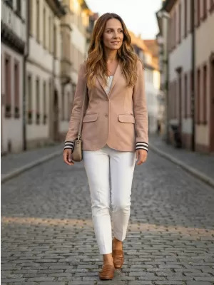 Damenjacke KIXMI TERRA BEIGE