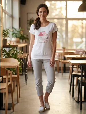 T -Shirt ALTISPORT ALW185120 WEIß