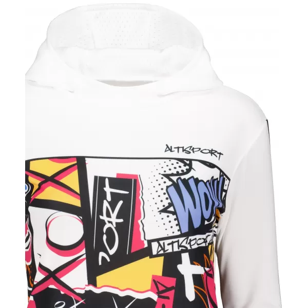 Hochwertiges Funktions-Sweatshirt für Damen ALTISPORT VOJ/ALW041MI01 WEIß 