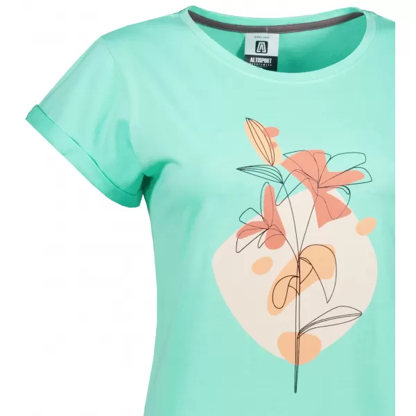  Frauen erweitert t -Shirt/Kleid ALTISPORT ALW187178 MINZE 