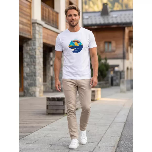 Herren-T-Shirt ALTISPORT ALM186129 WEIß 