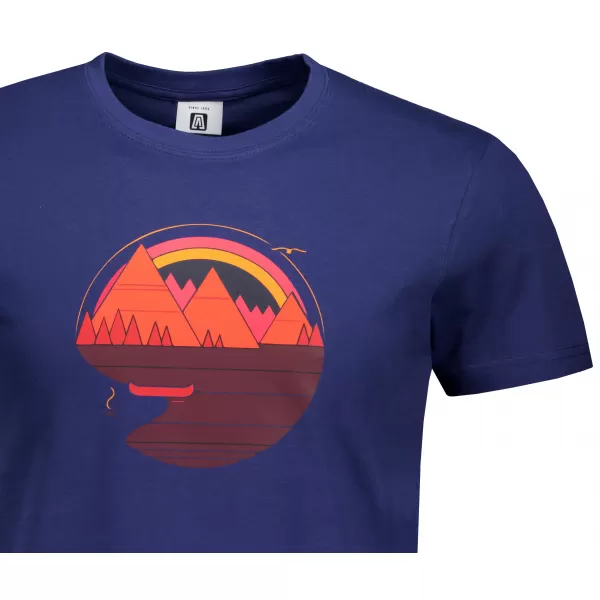  Herren-T-Shirt ALTISPORT ALM186129 MITTERNACHTSBLAU 