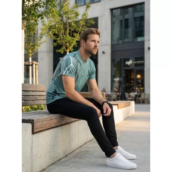  Funktionelles Premium-T-Shirt für Herren ALTISPORT VOJ/ALM004TR01 KHAKI/MILITÄR 