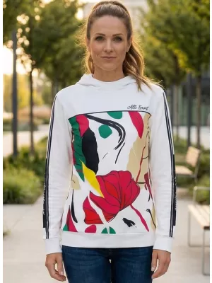 Funktionaler Sweatshirt -Prämie von Frauen ALTISPORT VOJ/ALW042MI01 WEIß