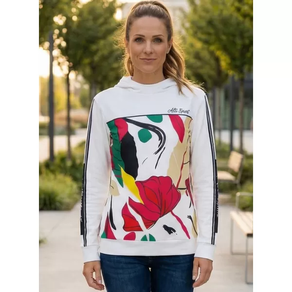  Funktionaler Sweatshirt -Prämie von Frauen ALTISPORT VOJ/ALW042MI01 WEIß 