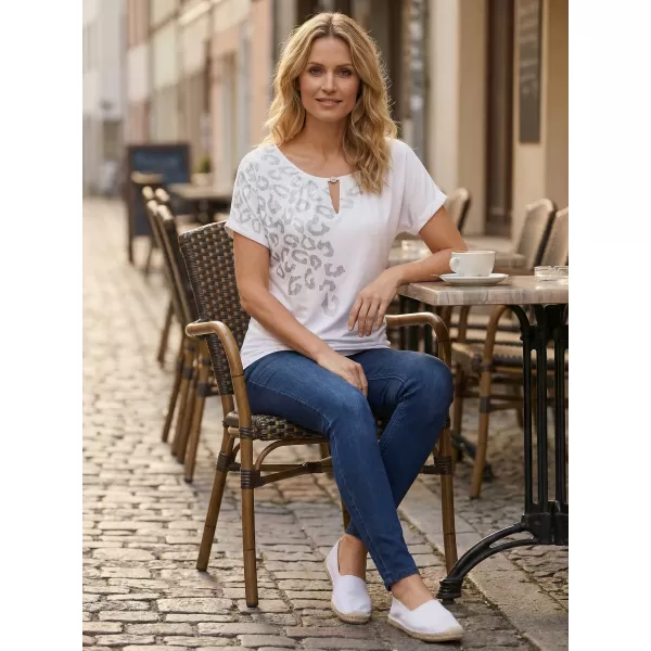  Damen-T-Shirt ALTISPORT DAFFY WEIß 