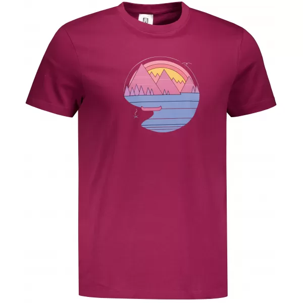  Herren-T-Shirt ALTISPORT ALM186129 FUCHSIE 