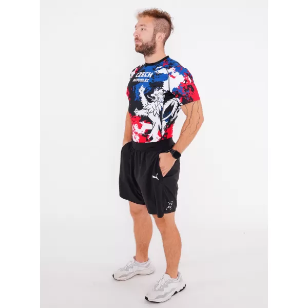  Herren Funktions-Kompressionsshirt mit kurzen Ärmeln Premium ALTISPORT VOJ/ALM036TR04 FLECKEN 