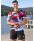 Herren Funktions-Kompressionsshirt mit kurzen Ärmeln Premium ALTISPORT VOJ/ALM036TR04 TSCHECHISCH