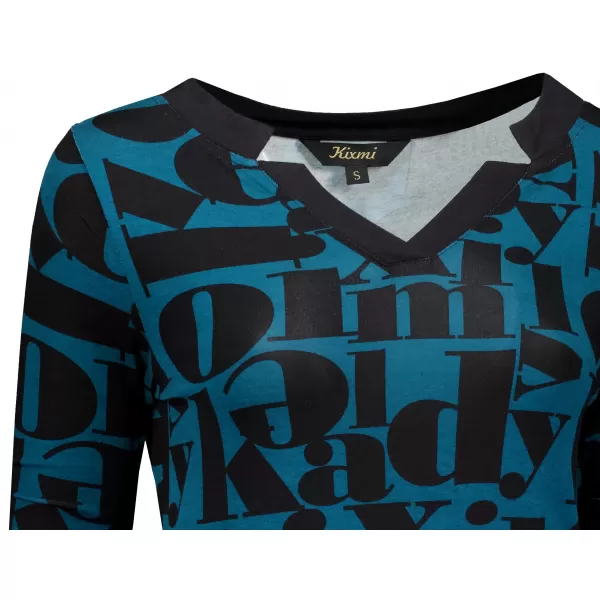  Damen-T-Shirt KIXMI TAFFY KEROSIN 