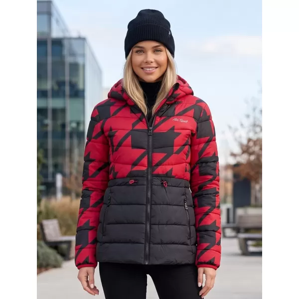  Damenjacke ALTISPORT DARCIA SCHWARZ ROT 