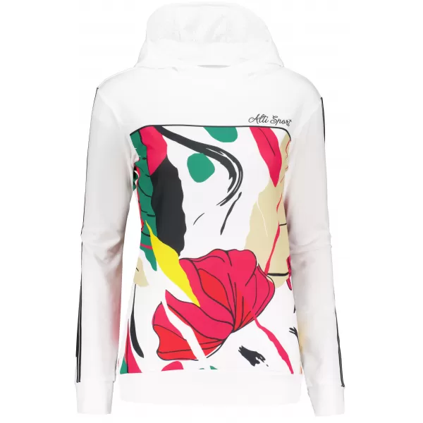  Funktionaler Sweatshirt -Prämie von Frauen ALTISPORT VOJ/ALW042MI01 WEIß 