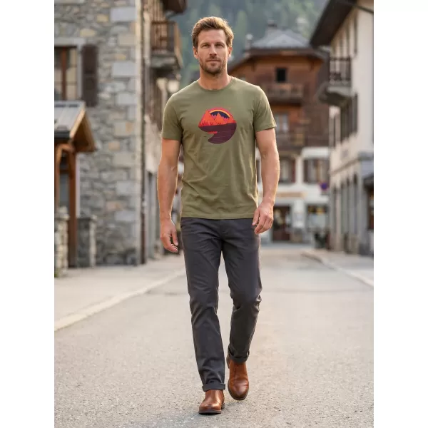  Herren-T-Shirt ALTISPORT ALM186129 KHAKI 