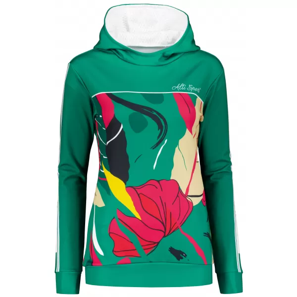  Funktionaler Sweatshirt -Prämie von Frauen ALTISPORT VOJ/ALW042MI01 GRÜN 