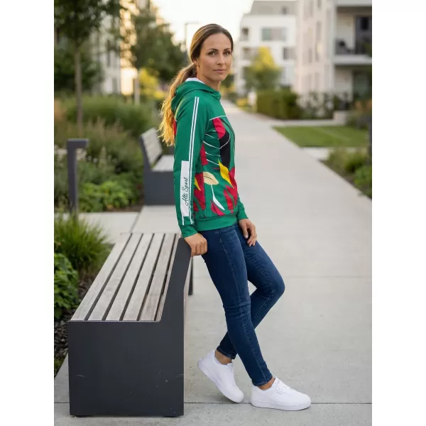  Funktionaler Sweatshirt -Prämie von Frauen ALTISPORT VOJ/ALW042MI01 GRÜN 