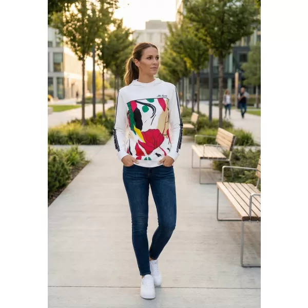  Funktionaler Sweatshirt -Prämie von Frauen ALTISPORT VOJ/ALW042MI01 WEIß 
