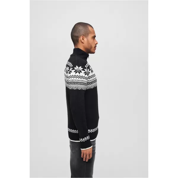  Herren Sweatshirt BRANDIT TROYER NORWEGER BD5029 SCHWARZ 