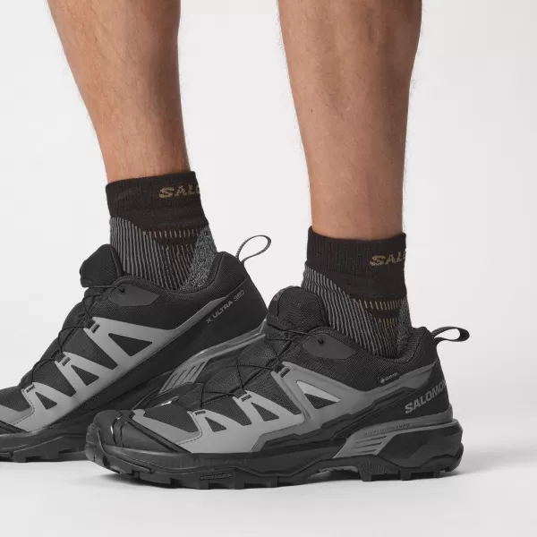  Herrenschuhe SALOMON X ULTRA 360 GTX L47453200 SCHWARZ/MAGNET/LEISER SCHIRM 