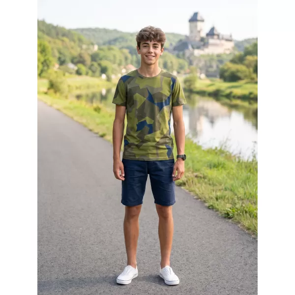  T -Shirt BRANDIT T BD6017 SCHWEDISCHE CAMO 