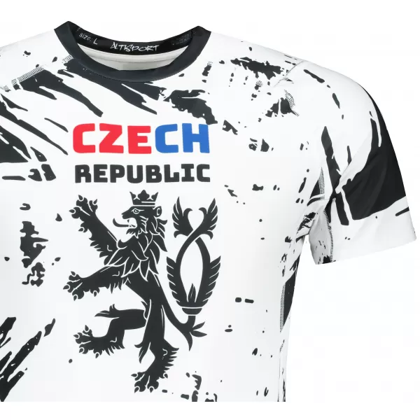  Herren Funktions-Kompressionsshirt mit kurzen Ärmeln Premium ALTISPORT VOJ/ALM036TR04 ABSTRAKTION 
