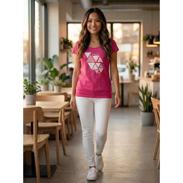  T -Shirt ALTISPORT ALW185120 FUCHSIA ROT 