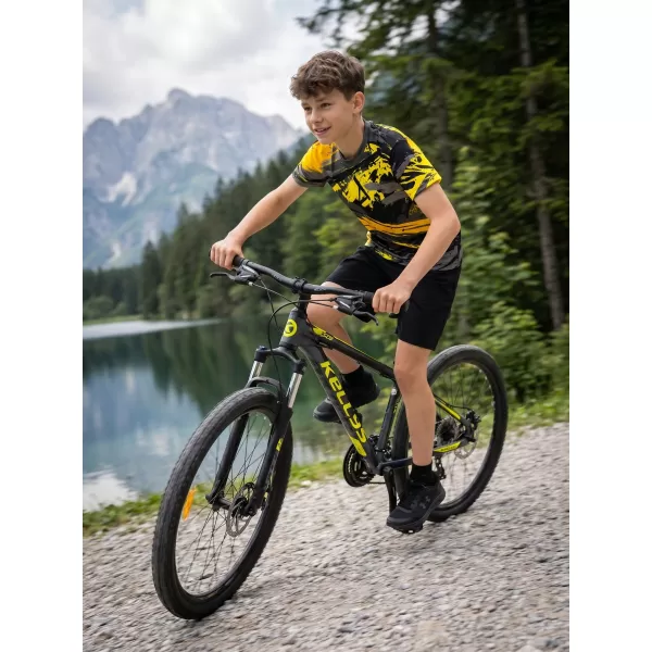  Hochwertiges Funktions-T-Shirt für Kinder ALTISPORT VOJ/ALK014TR01 SCHWARZ UND GELB 