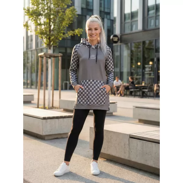  Funktionelles erweitertes Damen-Sweatshirt Premium ALTISPORT VOJ/ALW048MI03 GRAU 