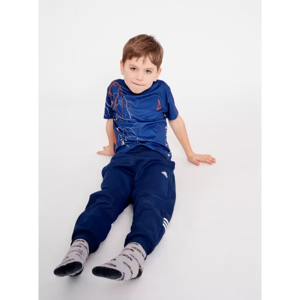  Hochwertiges Funktions-T-Shirt für Kinder ALTISPORT VOJ/ALK004TR01 MARINEBLAU/BRAUN 