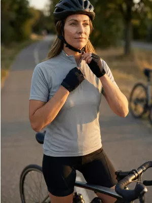 Damen-Radtrikot ALTISPORT NoPrint NP/ALW115NJ SILBER