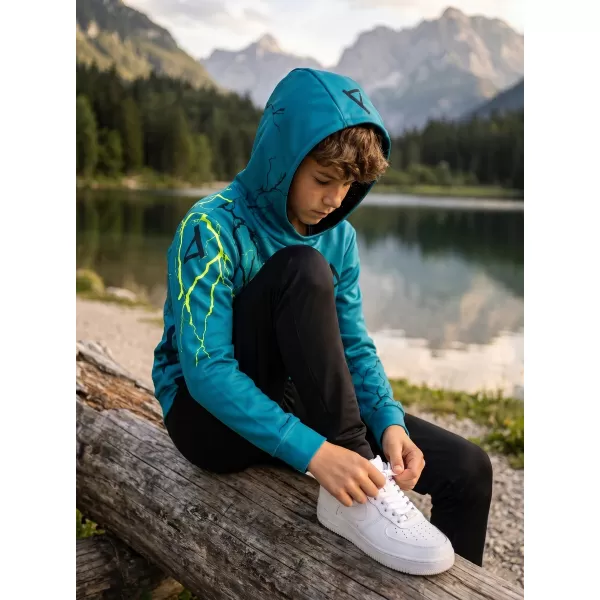  Hochwertiges Funktions-Sweatshirt für Kinder ALTISPORT VOJ/ALK004MI01 KEROSIN/GELB 