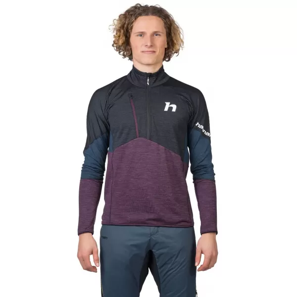  Herren-Sweatshirt HANNAH NIRO HZ ANTHRAZIT/PFLAUMENLILA MEL 