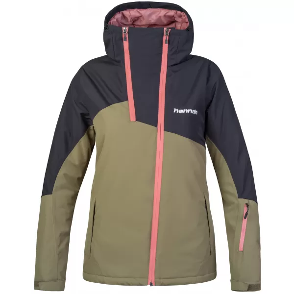  Damenjacke HANNAH MAKY COL GEBRANNTES OLIV/ANTHRAZIT 