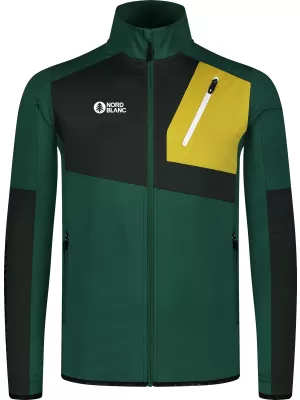 Powerfleece-Sweatshirt für Herren NORDBLANC RIVER GRÜN