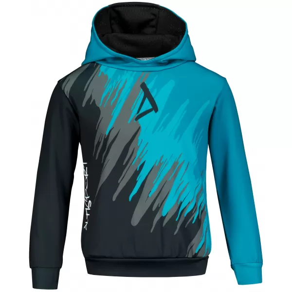  Hochwertiges Funktions-Sweatshirt für Kinder ALTISPORT VOJ/ALK006MI01 SCHWARZ/KEROSIN 