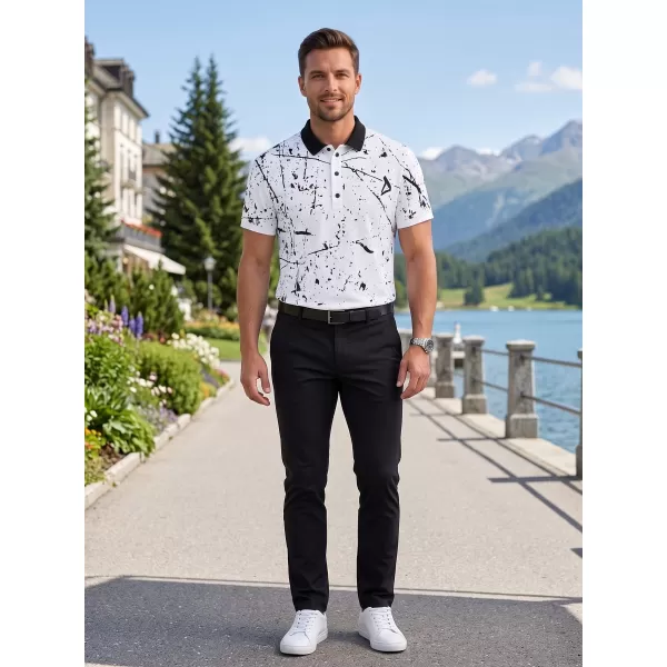  Herren-Funktions-T-Shirt mit Premium-Kragen ALTISPORT VOJ/ALM034TR05 WEIß 