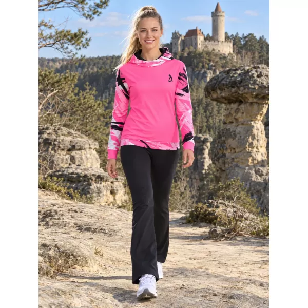  Hochwertiges Funktions-Sweatshirt für Damen ALTISPORT VOJ/ALW039MI01 FLUO-ROSA 
