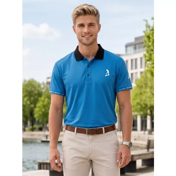 Herren-Funktions-T-Shirt mit Premium-Kragen ALTISPORT VOJ/ALM000TR05 KEROSIN 