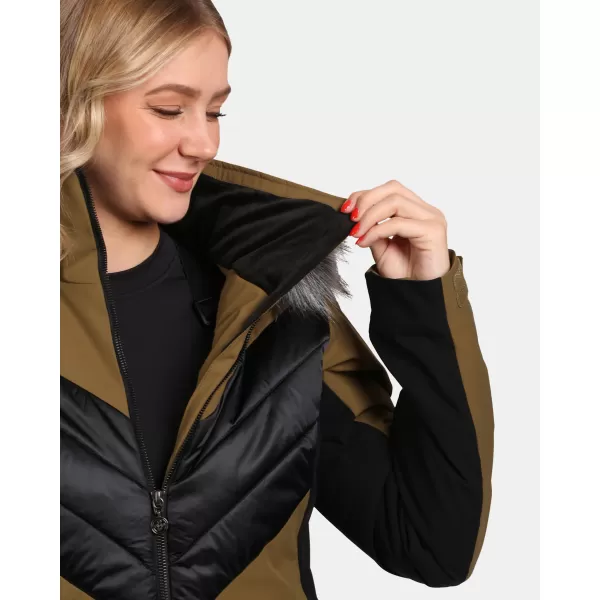  Damen-Skijacke KILPI LIN-W WL0110KI KHAKI 
