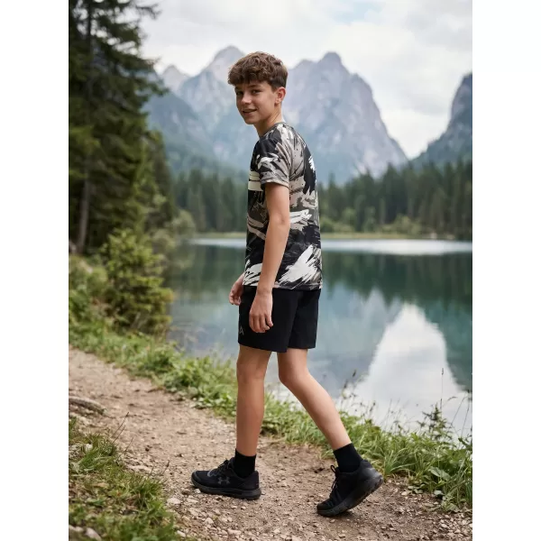  Hochwertiges Funktions-T-Shirt für Kinder ALTISPORT VOJ/ALK014TR01 SCHWARZ/GRAU 